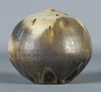 Vase (Spotted Brown And Beige-Closed Form)