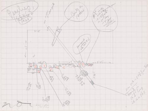 Sketch for Peaches, 1969 (from the New York Collection for Stockholm portfolio)