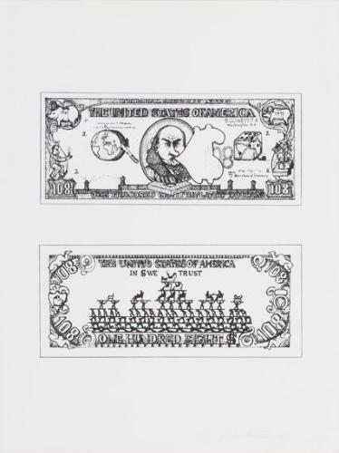 $108 bill (from The New York Collection for Stockholm portfolio)