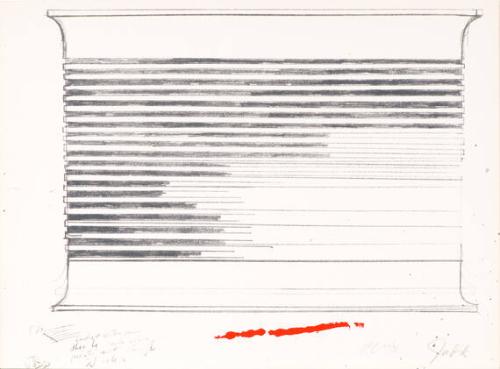 Sketch for Untitled (DSS 42), 1963 (from The New York Collection for Stockholm portfolio)
