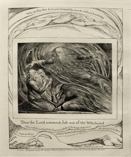 Who Is This That Darkenth Counsel By Words ... (Plate 13 From "The Book Of Job")