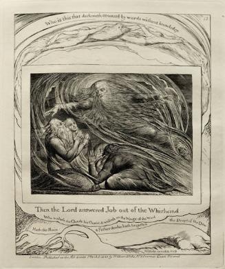Who Is This That Darkenth Counsel By Words ... (Plate 13 From "The Book Of Job")