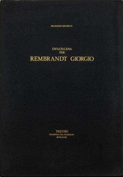 Cover for Un'Altalena per Rembrandt Giorgio