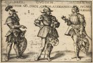 The Three Good Pagans: Hector of Troy, Alexander the Great, and Julius Caesar (After Hans Burgkmair)