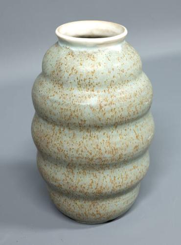 Vase (Blue Bulbous Form)