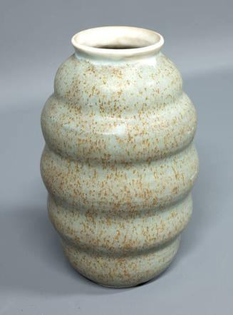 Vase (Blue Bulbous Form)