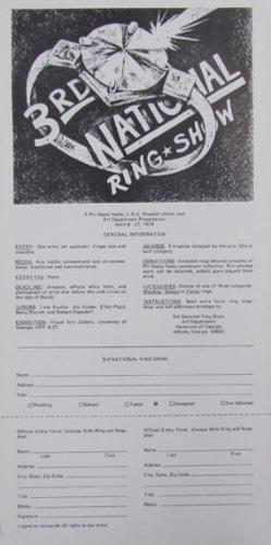 Call for entries 3rd National Ring Show