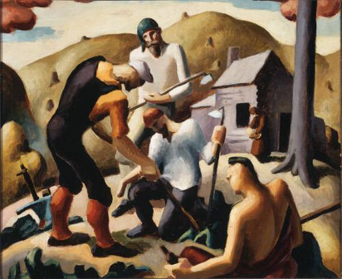 Study for Planting (Planters), Second Chapter: History of the United States (American Historical Epic)