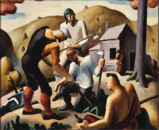 Study for Planting (Planters), Second Chapter: History of the United States (American Historical Epic)