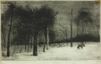 Hiver ou le Loup dans la Neige