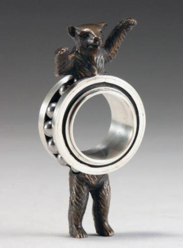 Bear Bottom, Bear Top, Ball Bearing Ring Toy