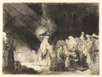 The Presentation In The Temple; Oblong Print