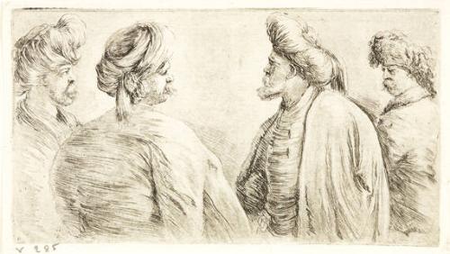 Four Turbaned Turks, Half-Length