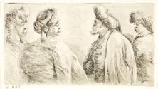 Four Turbaned Turks, Half-Length