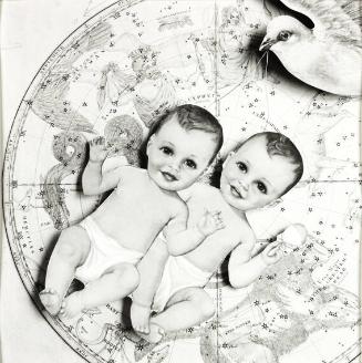 Gemini Collage, NY Astrology Page, Mademoiselle Magazine 
