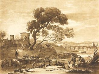 A View of Ponte Mole Near Rome