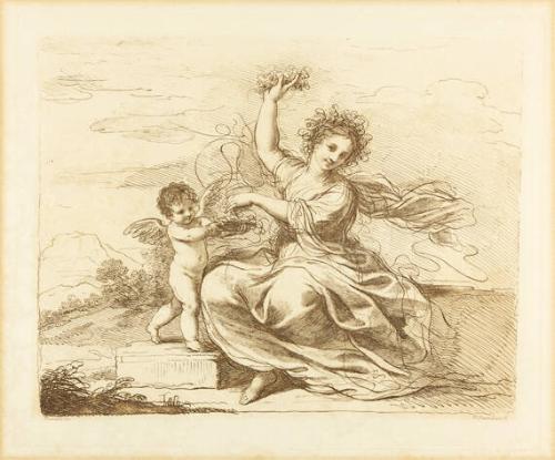 Flora with a Putto