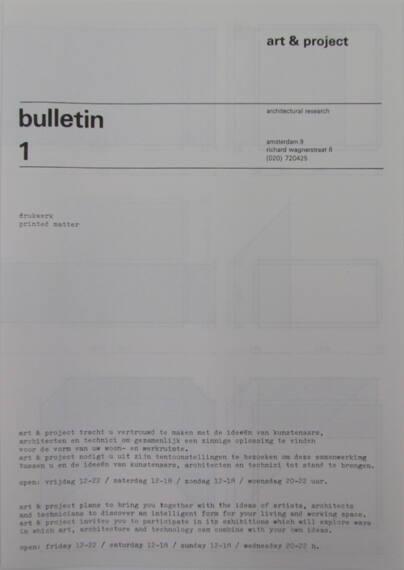 Art & Project Bulletin 1