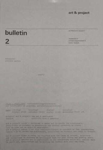 Art & Project Bulletin 2