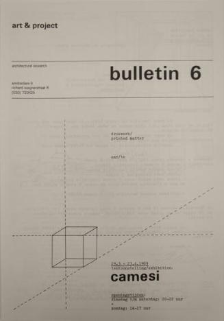 Art & Project Bulletin 6