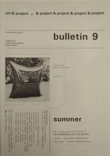 Art & Project Bulletin 9