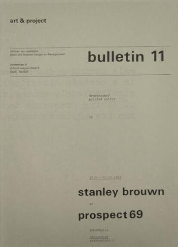 Art & Project Bulletin 11