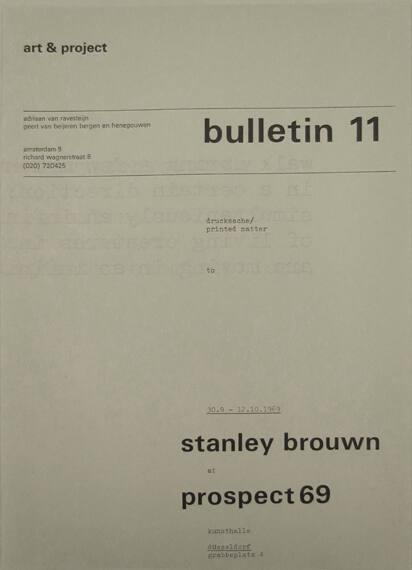 Art & Project Bulletin 11