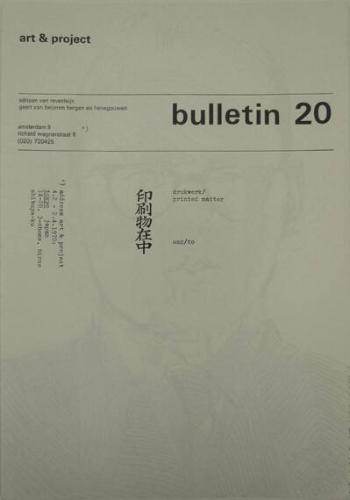 Art & Project Bulletin 20