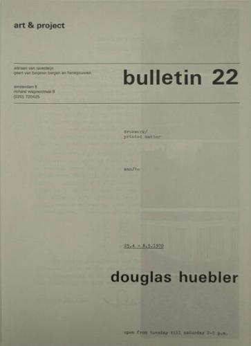 Art & Project Bulletin 22