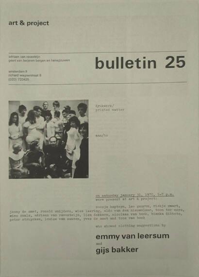 Art & Project Bulletin 25