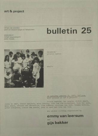 Art & Project Bulletin 25