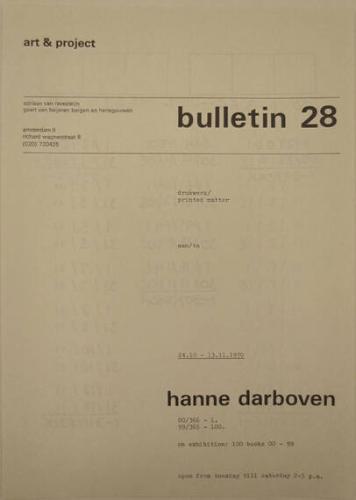Art & Project Bulletin 28