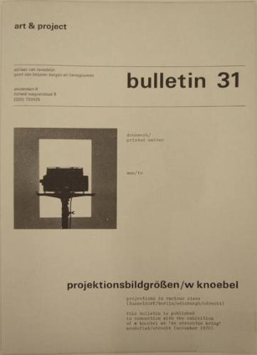 Art & Project Bulletin 31
