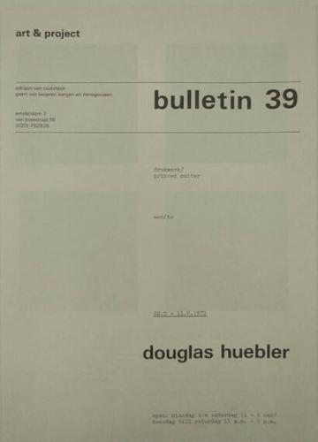 Art & Project Bulletin 39