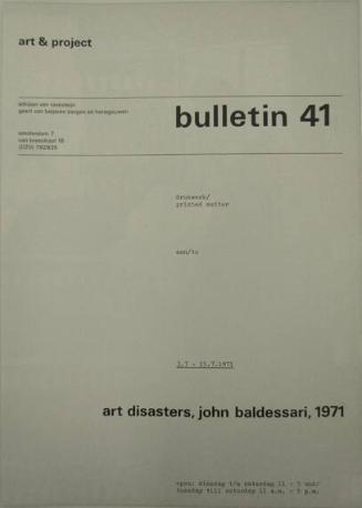 Art & Project Bulletin 41