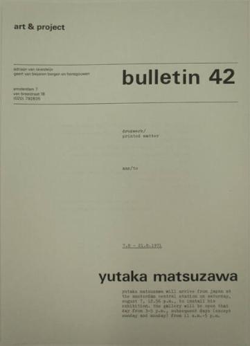 Art & Project Bulletin 42