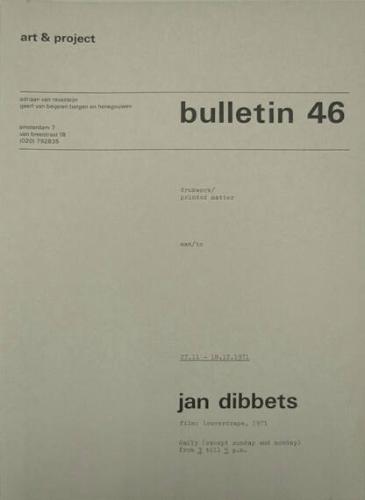 Art & Project Bulletin 46
