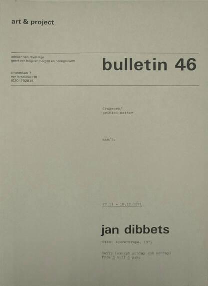 Art & Project Bulletin 46