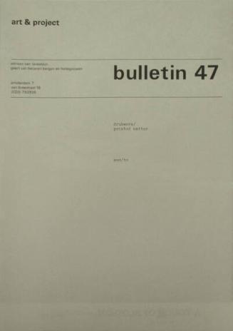 Art & Project Bulletin 47
