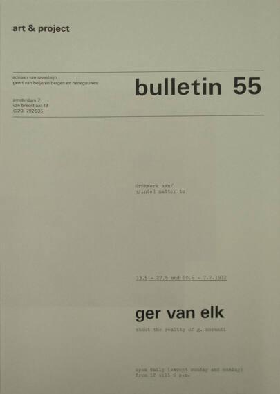 Art & Project Bulletin 55