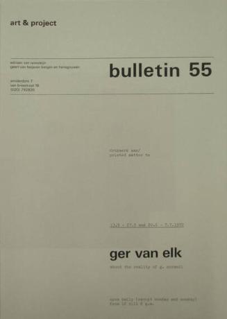 Art & Project Bulletin 55