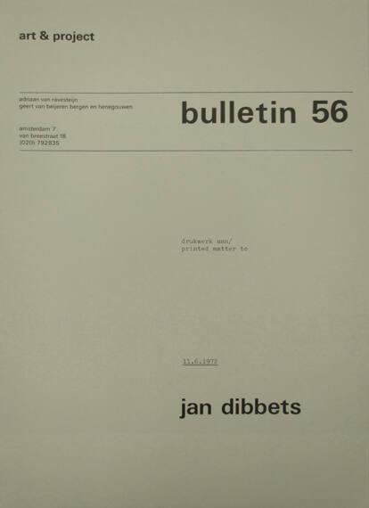 Art & Project Bulletin 56