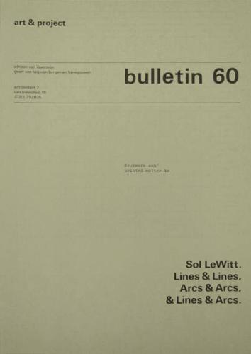 Art & Project Bulletin 60