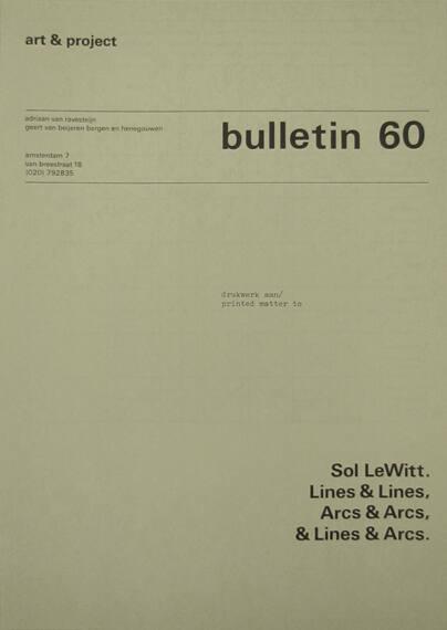Art & Project Bulletin 60
