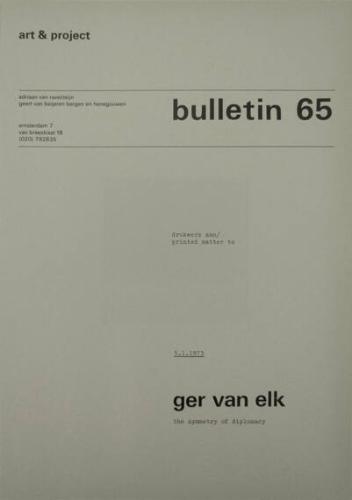 Art & Project Bulletin 65