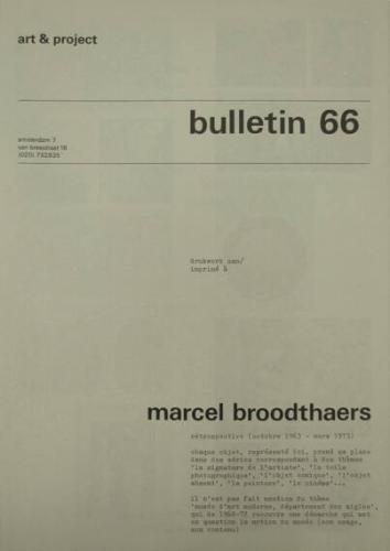 Art & Project Bulletin 66