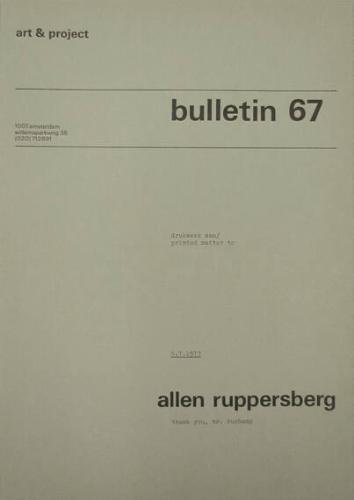 Art & Project Bulletin 67