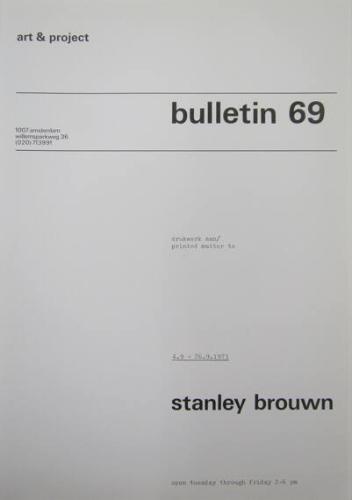 Art & Project Bulletin 69