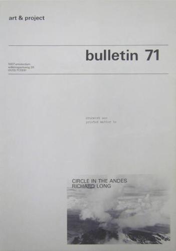 Art & Project Bulletin 71