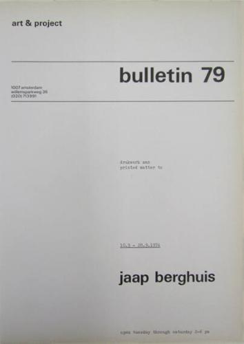 Art & Project Bulletin 79